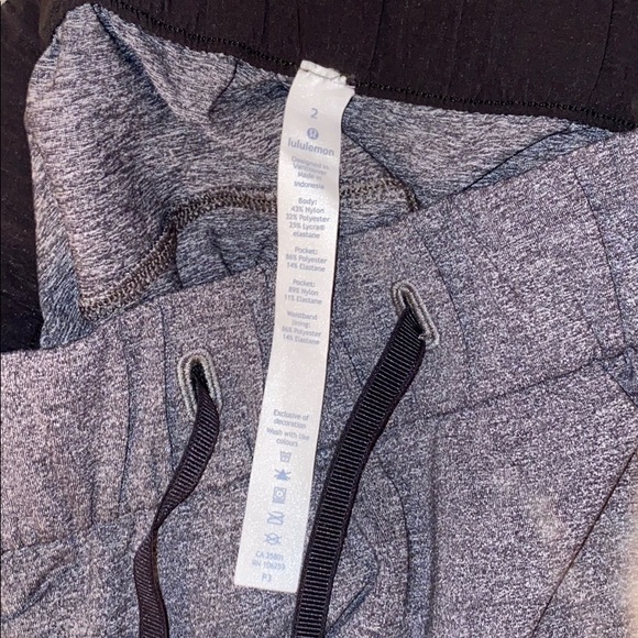 lululemon on the fly pant grey heathered - Picture 5 of 5